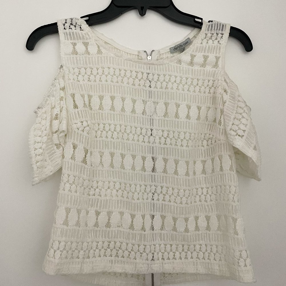 Charlotte Russe Cold Shoulder Top